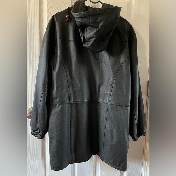 Middlebrook Genuine Leather jacket. Black. Sz Medium - Picture 2 of 4